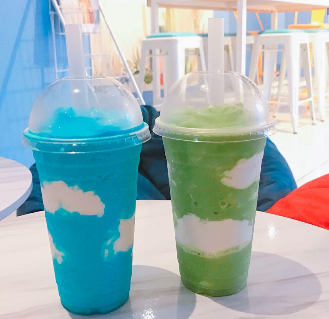 韓国旅行,韓国,カフェ,ブルーブルース,レインボーケーキ,カフェ巡り,カフェツアー,おしゃれ,可愛い,インスタ映え